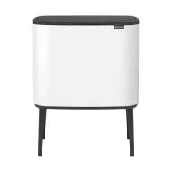 Brabantia Bo Touch Bin Afvalemmer 3 x 11 L - Wit