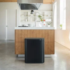 Brabantia Bo Touch Bin Afvalemmer 2 x 30 L - Zwart Sale