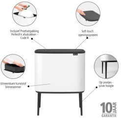 Brabantia Bo Touch Bin Afvalemmer 36 Liter - 209994 Sale