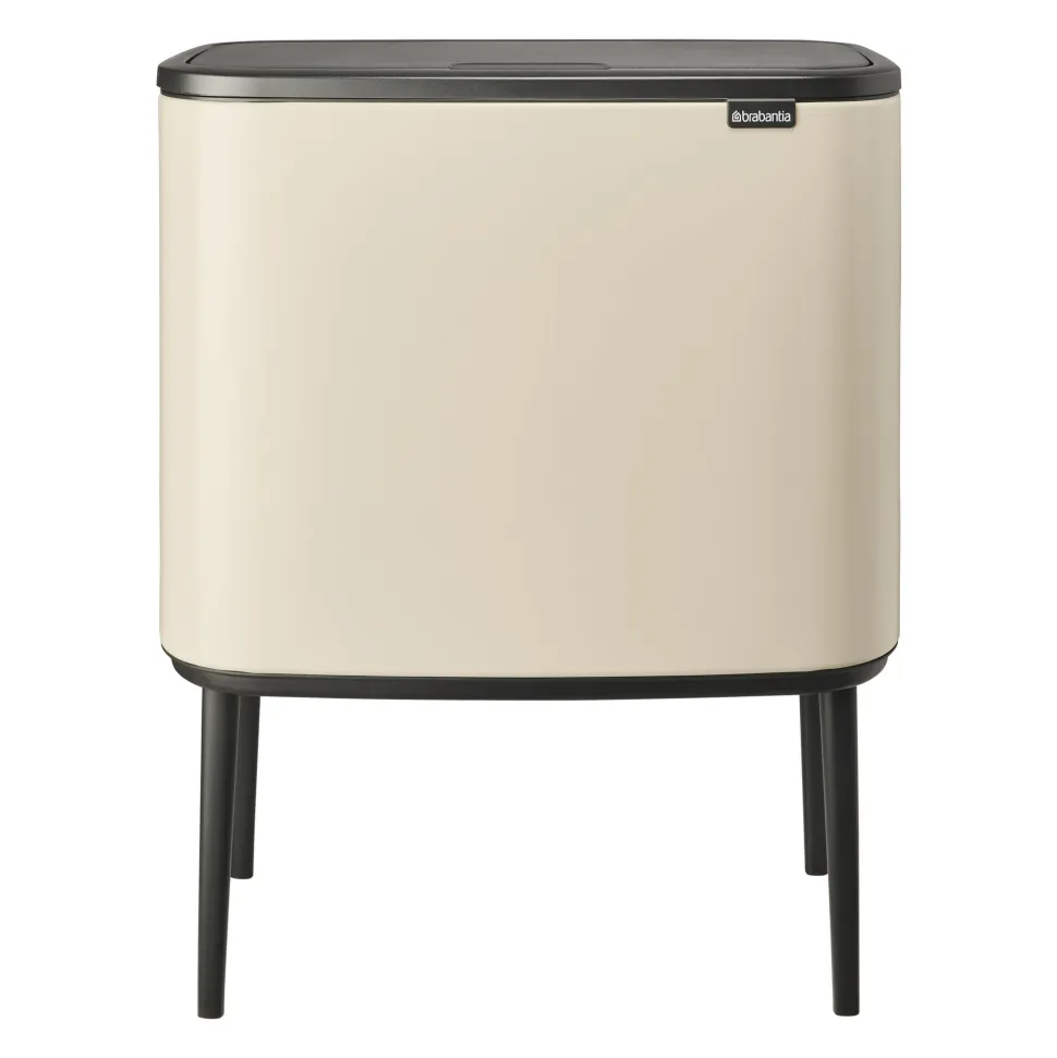 Brabantia Bo Touch Bin Afvalemmer 11 + 23 L - Soft Beige