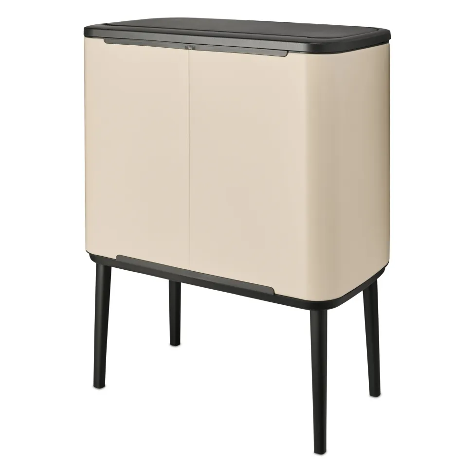 Brabantia Bo Touch Bin Afvalemmer 11 + 23 L - Soft Beige
