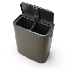 Brabantia Bo Touch Bin Afvalemmer 2 x 30 L - Platinum