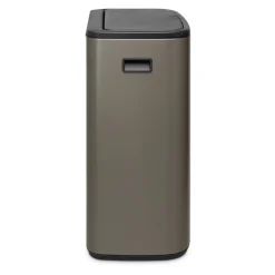 Brabantia Bo Touch Bin Afvalemmer 2 x 30 L - Platinum
