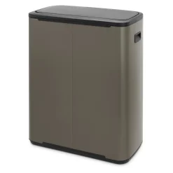 Brabantia Bo Touch Bin Afvalemmer 2 x 30 L - Platinum