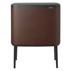 Brabantia Bo Touch Bin Afvalemmer 11 + 23 L - Mineral Cosy Brown