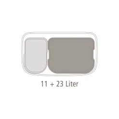Brabantia Bo Touch Bin Afvalemmer 11 + 23 L - Mineral Cosy Brown