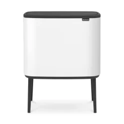 Brabantia Bo Touch Bin Afvalemmer 11 + 23 L - Wit