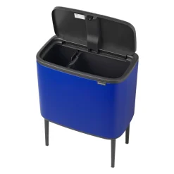 Brabantia Bo Touch Bin Afvalemmer 34 Liter (11 + 23 Liter) - Mineral Powerful Blue Outlet