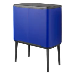 Brabantia Bo Touch Bin Afvalemmer 34 Liter (11 + 23 Liter) - Mineral Powerful Blue Outlet