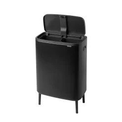 Brabantia Bo Touch Bin Hi Afvalemmer 2 x 30 L - Zwart