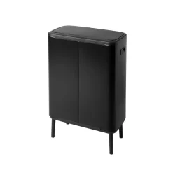 Brabantia Bo Touch Bin Hi Afvalemmer 2 x 30 L - Zwart