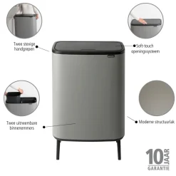Brabantia Bo Touch Bin Hi 60 Liter (2x30 Liter) Discount