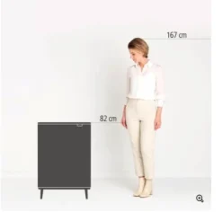 Brabantia Bo Touch Bin Hi 60 Liter (2x30 Liter) Discount