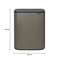 Brabantia Bo Touch Bin 60 Liter - 253789 New