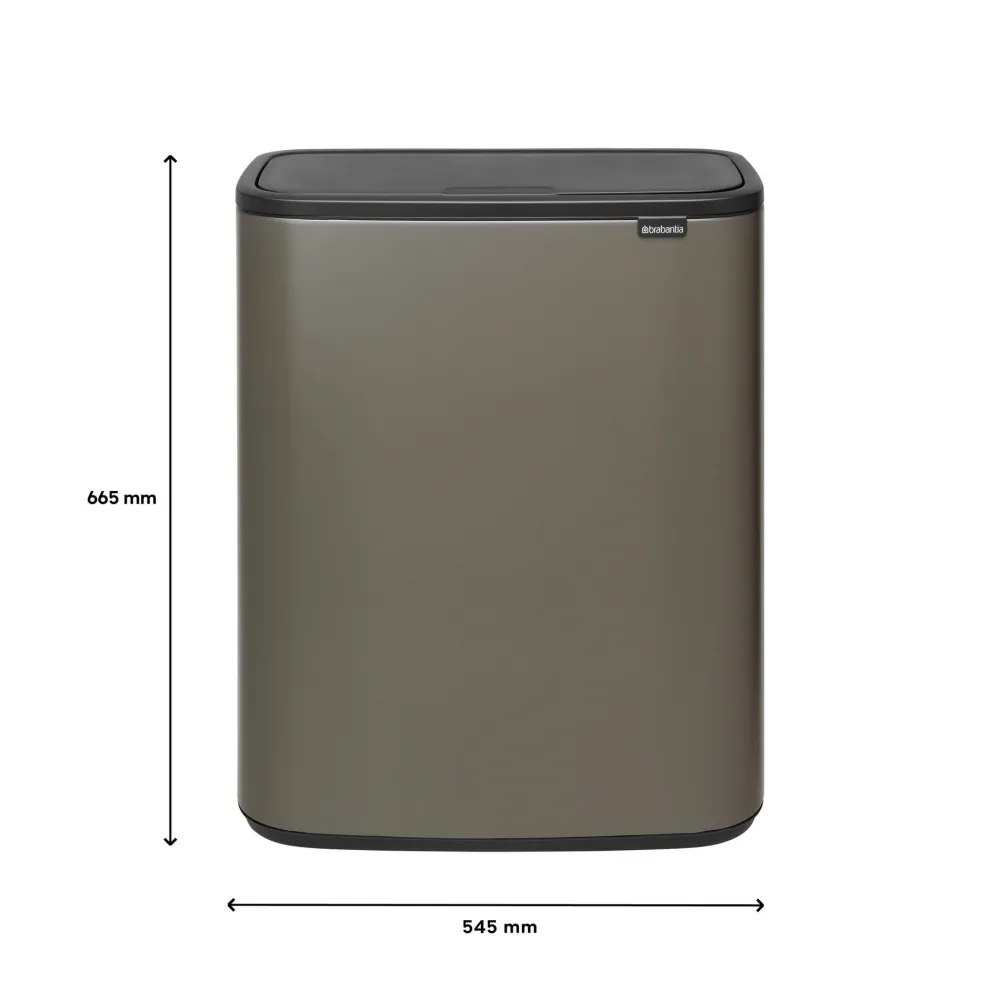Brabantia Bo Touch Bin 60 Liter - 253789 New