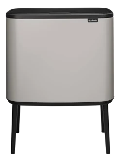 Brabantia Bo Touch Bin Prullenbak Soft Grey 3 x 11 liter