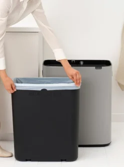 Brabantia Bo Touch Bin Prullenbak Soft Grey 60 liter