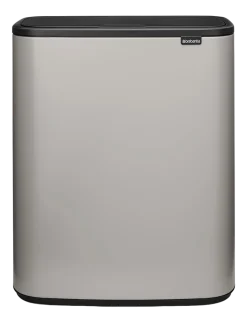 Brabantia Bo Touch Bin Prullenbak Soft Grey 60 liter