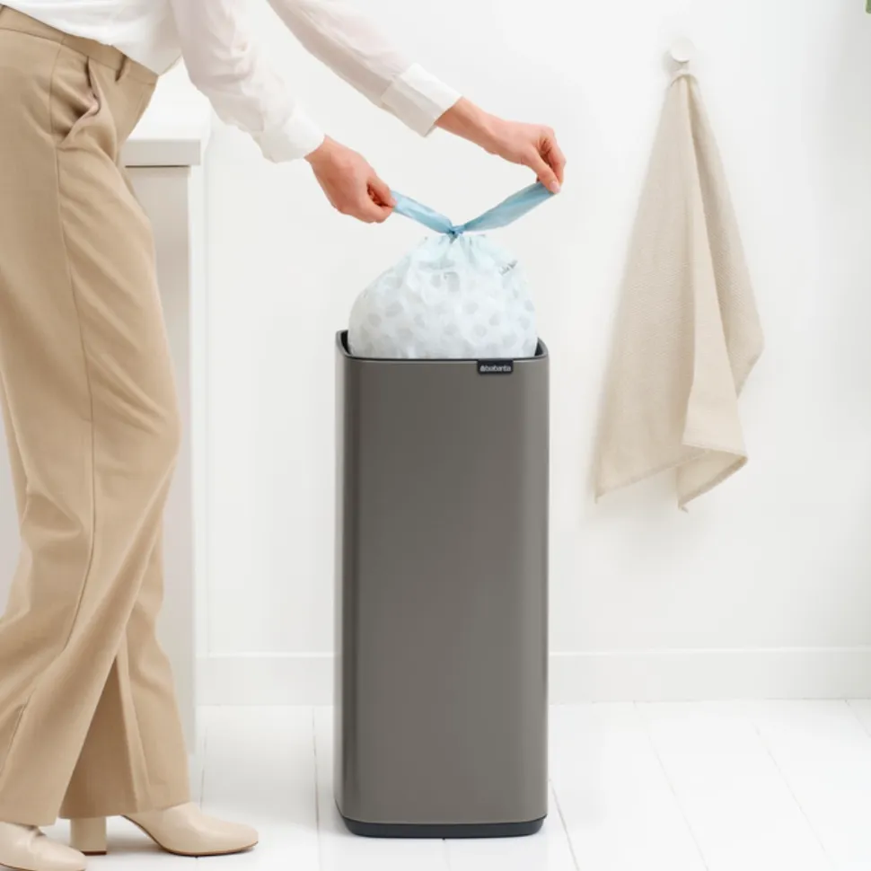 Brabantia Bo Touch Bin Prullenbak Platinum 30 liter