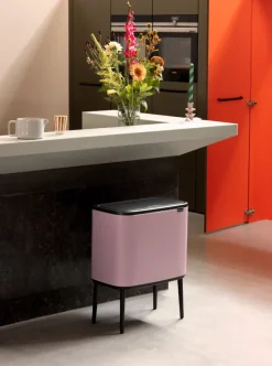 Brabantia Bo Touch Bin Prullenbak Lilac Pink 11 + 23 liter