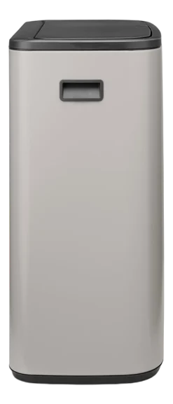 Brabantia Bo Touch Bin Prullenbak Soft Grey 2 x 30 liter
