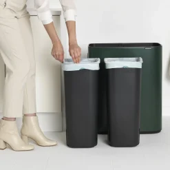 Brabantia Bo Touch Bin 2 x 30 L - Pine Green Hot