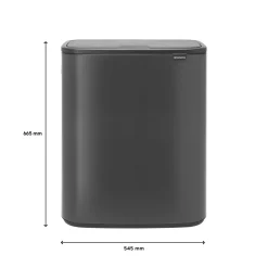 Brabantia Bo Touch Bin 2 x 30 L - Pine Green Hot