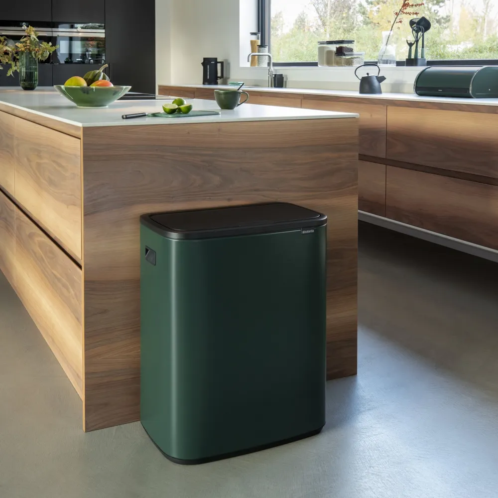 Brabantia Bo Touch Bin 2 x 30 L - Pine Green Hot
