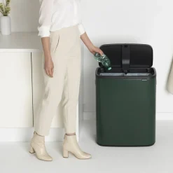 Brabantia Bo Touch Bin 2 x 30 L - Pine Green Hot