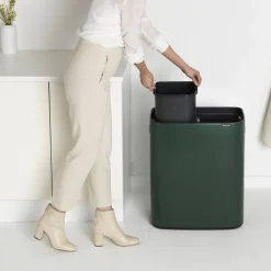 Brabantia Bo Touch Bin 2 x 30 L - Pine Green Hot