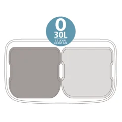 Brabantia Bo Touch Bin 2 x 30 L - Pine Green Hot