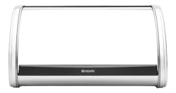 Brabantia Broodtrommel Brilliant Steel met Schuifdeksel Medium
