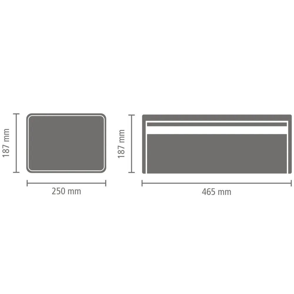 Brabantia Broodtrommel met klepdeksel - 115120 Online