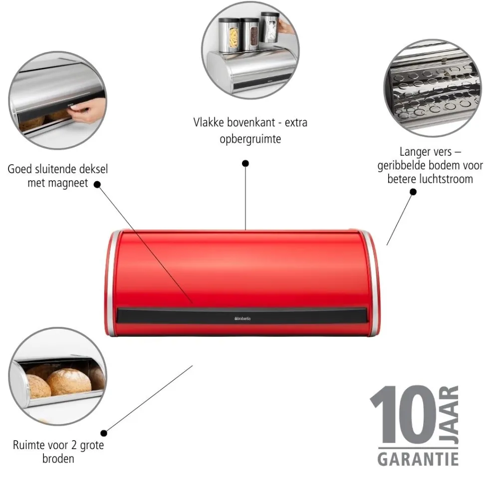 Brabantia Broodtrommel met schuifdeksel - 115119