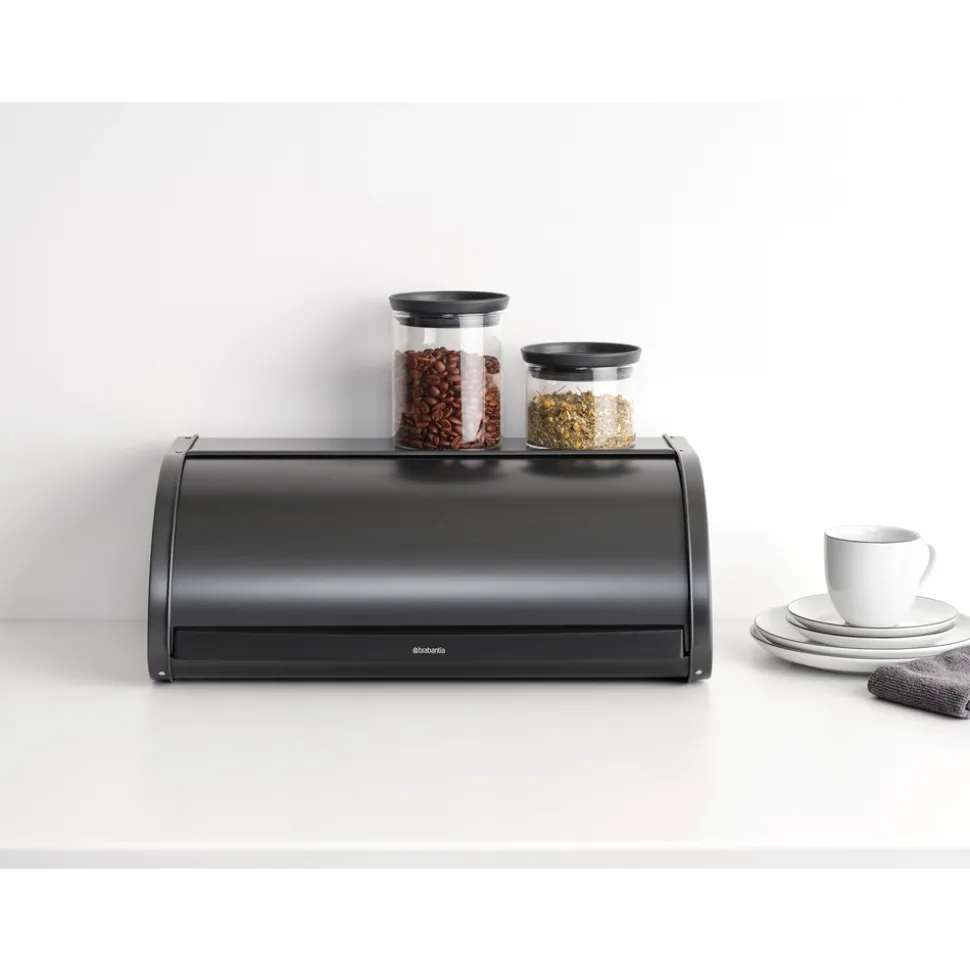 Brabantia Broodtrommel met Schuifdeksel - Confident Grey