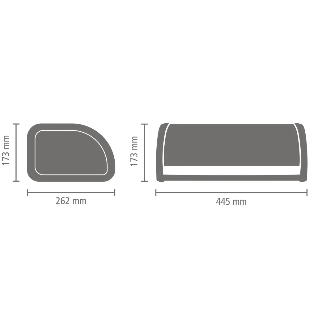 Brabantia Broodtrommel met schuifdeksel - 288471 Hot
