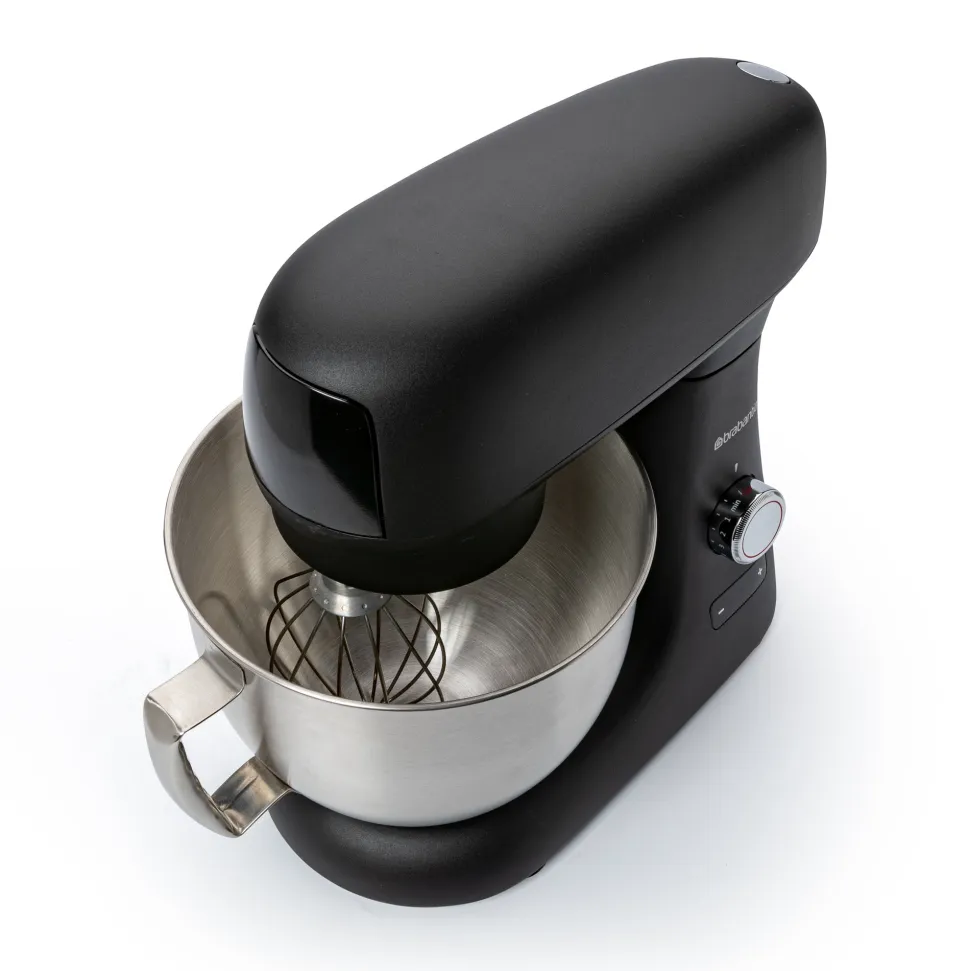 Brabantia D3-AT Keukenmixer - Hakmolen - 1000 Watt - 5.2 liter - Grijs