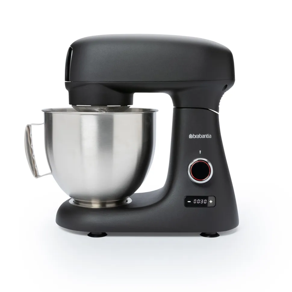 Brabantia D3-AT Keukenmixer - Hakmolen - 1000 Watt - 5.2 liter - Grijs