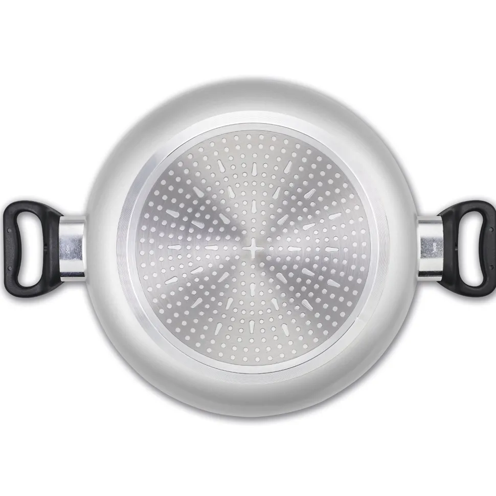 Brabantia Indu+ Hapjespan, 28 cm, anti-aanbaklaag