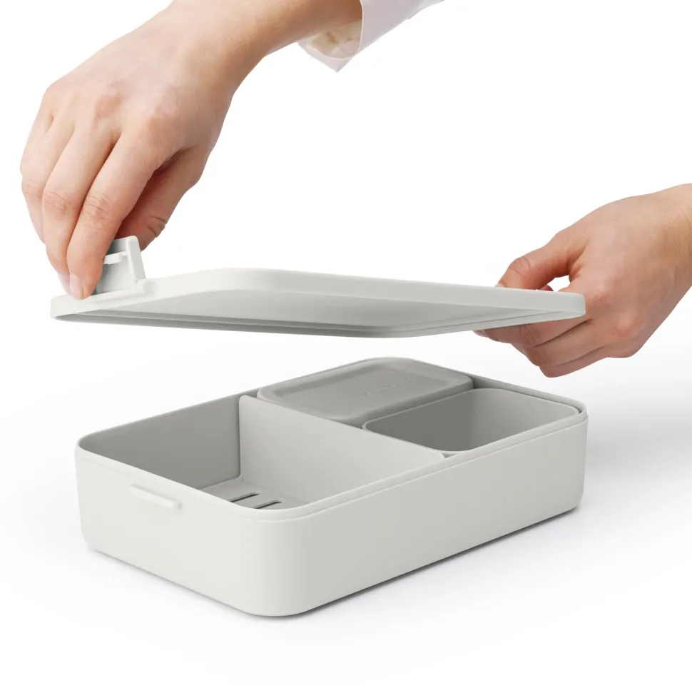 Brabantia Make & Take Bento Lunchbox - Kunststof - Light Grey