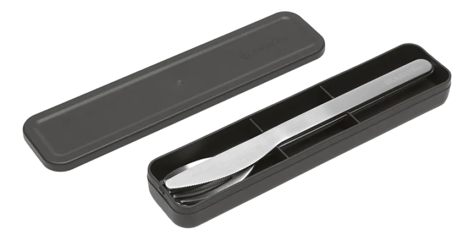 Brabantia Make & Take Bestekset Dark Grey 3-delig
