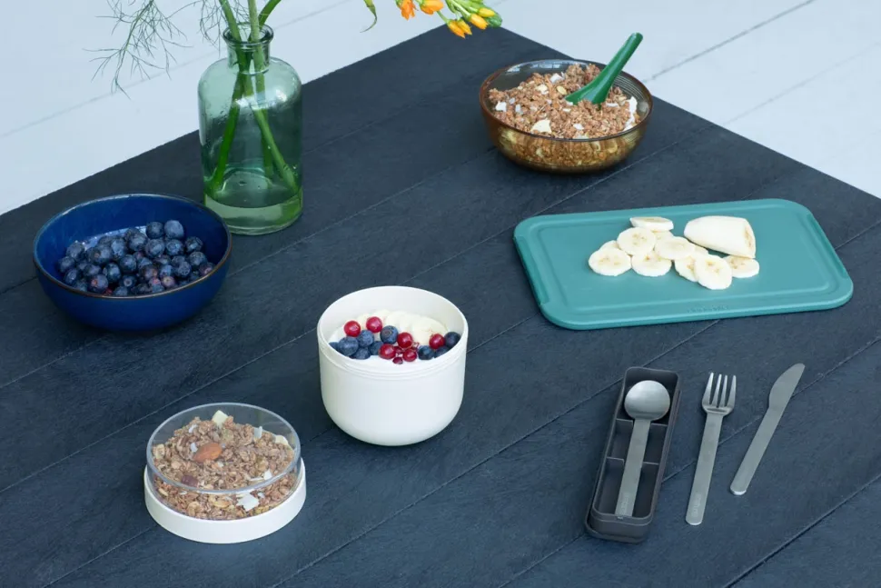 Brabantia Make & Take Bestekset Dark Grey 3-delig