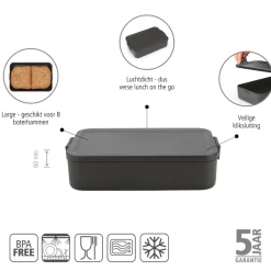 Brabantia Make & Take Lunchbox Large - Kunststof - Dark Grey