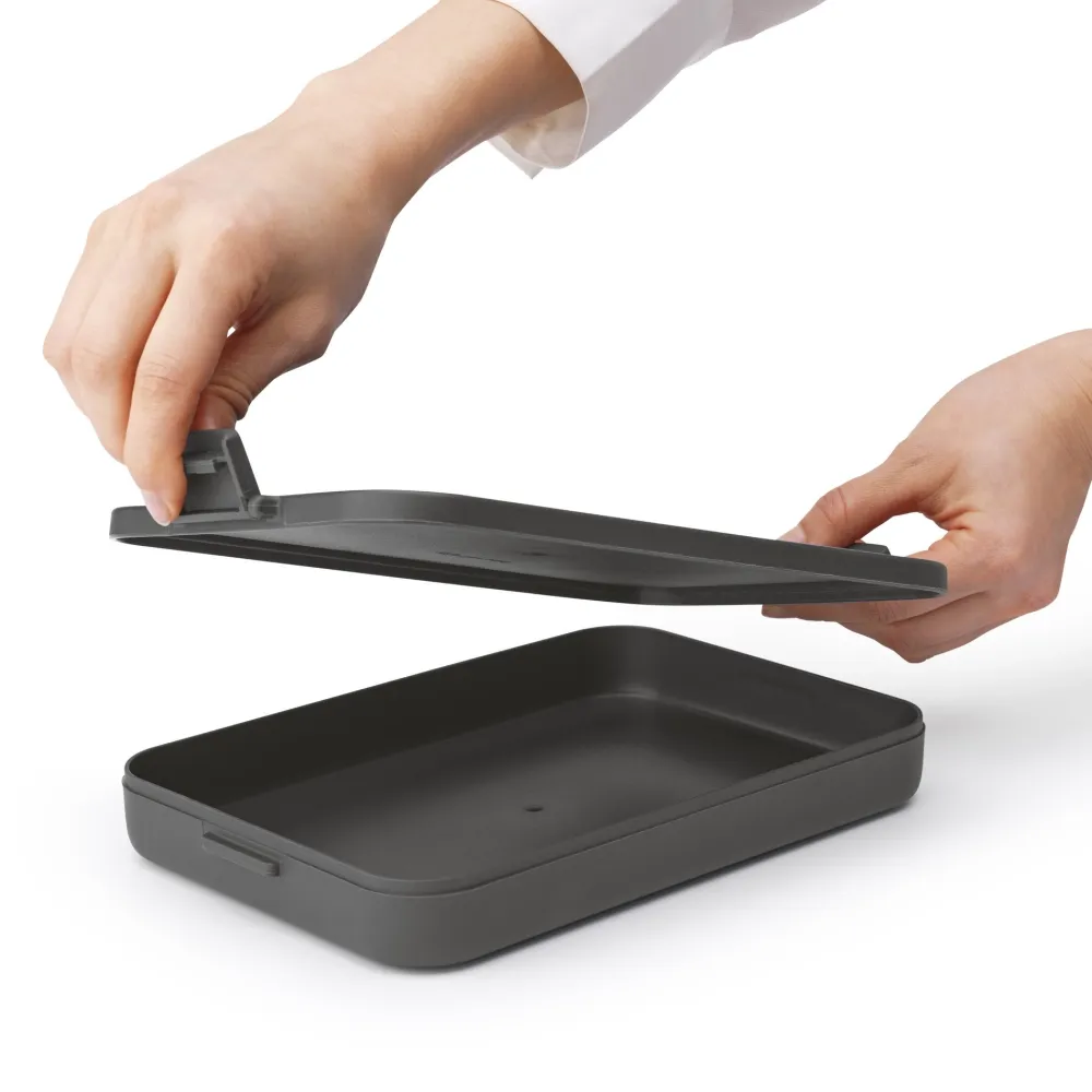 Brabantia Make & Take Lunchbox Small - Kunststof - Dark Grey Online