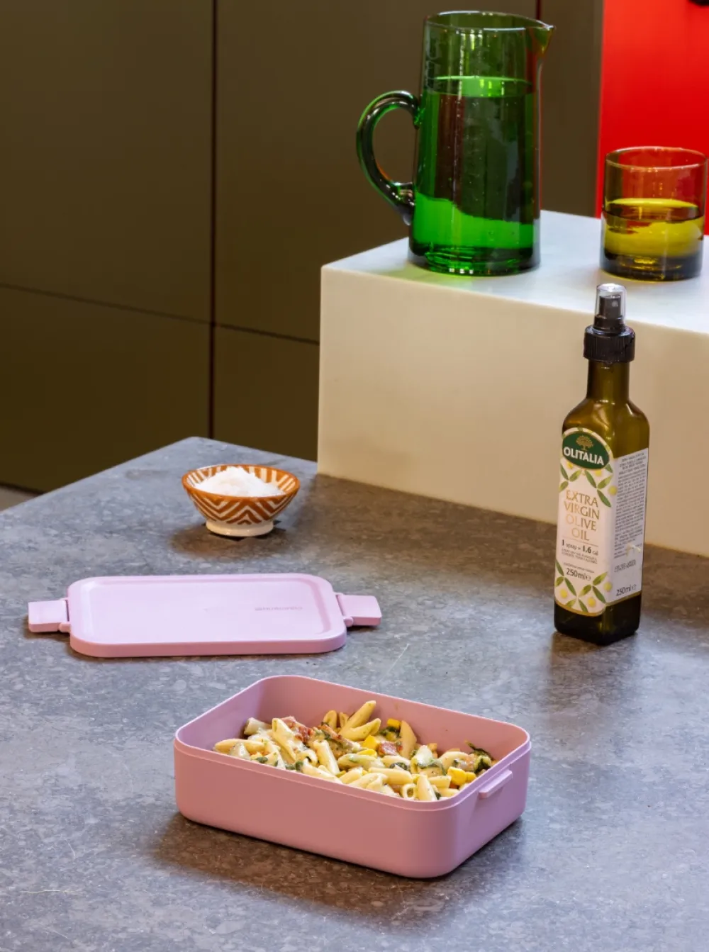 Brabantia Make & Take Lunchbox Broodtrommel Lilac Pink Medium Kunststof Discount