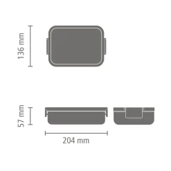 Brabantia Make & Take Lunchbox Medium - Kunststof - Light Grey