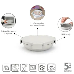Brabantia Make & Take Lunchbox 1 L - Kunststof - Light Grey Discount