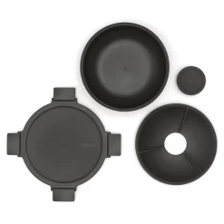 Brabantia Make & Take Salade Lunchbox 1,3 L - Kunststof - Dark Grey