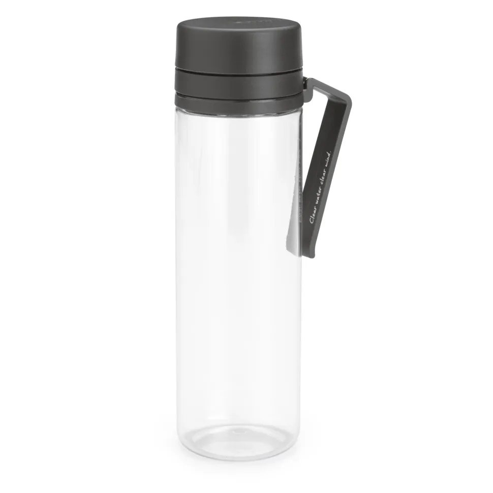 Brabantia Make & Take Waterfles met Fruitfilter 0,5 L - Dark Grey