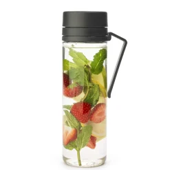 Brabantia Make & Take Waterfles met Fruitfilter 0,5 L - Dark Grey